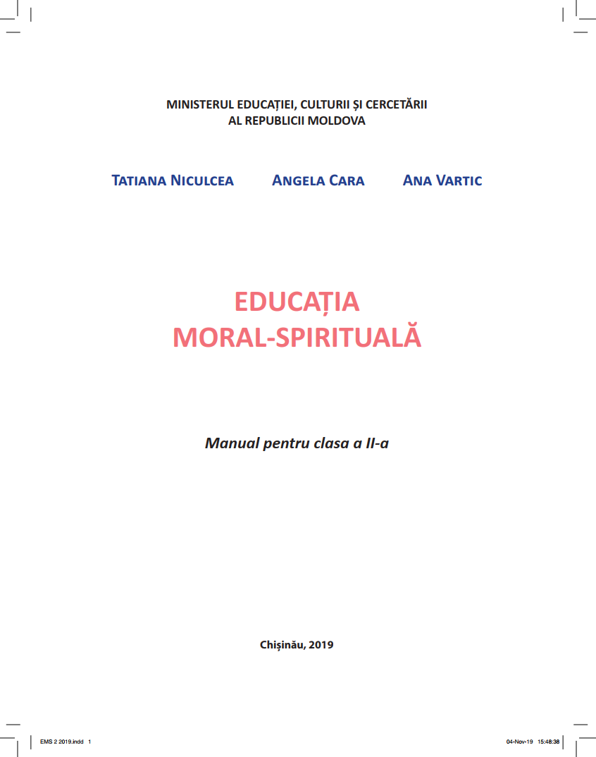Educația moral-spirituală: Manual pentru clasa a 2-a